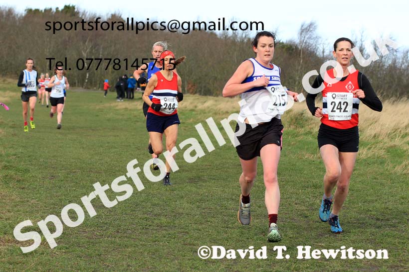 Womens and mens 35 to 65 plus, 2022 NEMAA Open Cross Country Champs., Wallsend, Tyne and Wear. Photo: David T. Hewitson/Sports for All Pics